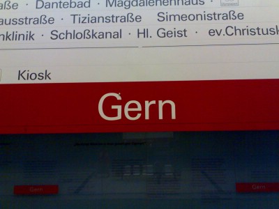 U-Bahnhof Gern - Metro Station Gern