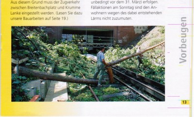Foto in BVG Kundenzeitschrift